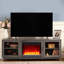 Console de meuble télé avec foyer et chauffage 70 po. Sesterere