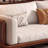 Retro White Straight - line Sofa