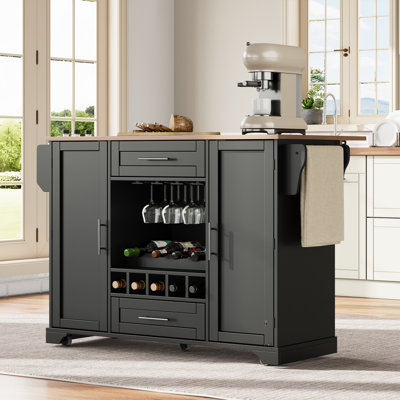 120 cm W Kitchen Cart with Top