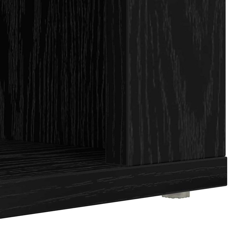 6 Pair Shoe Rack, Black