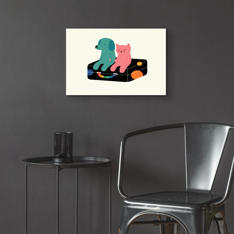 «Travel More» par Andy Westface, H 16 po x l 24 po x P 0,2 po