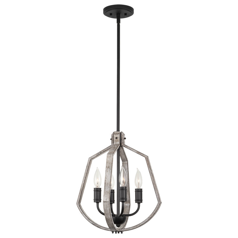 Lustre géométrique à 4 lumières Bridey