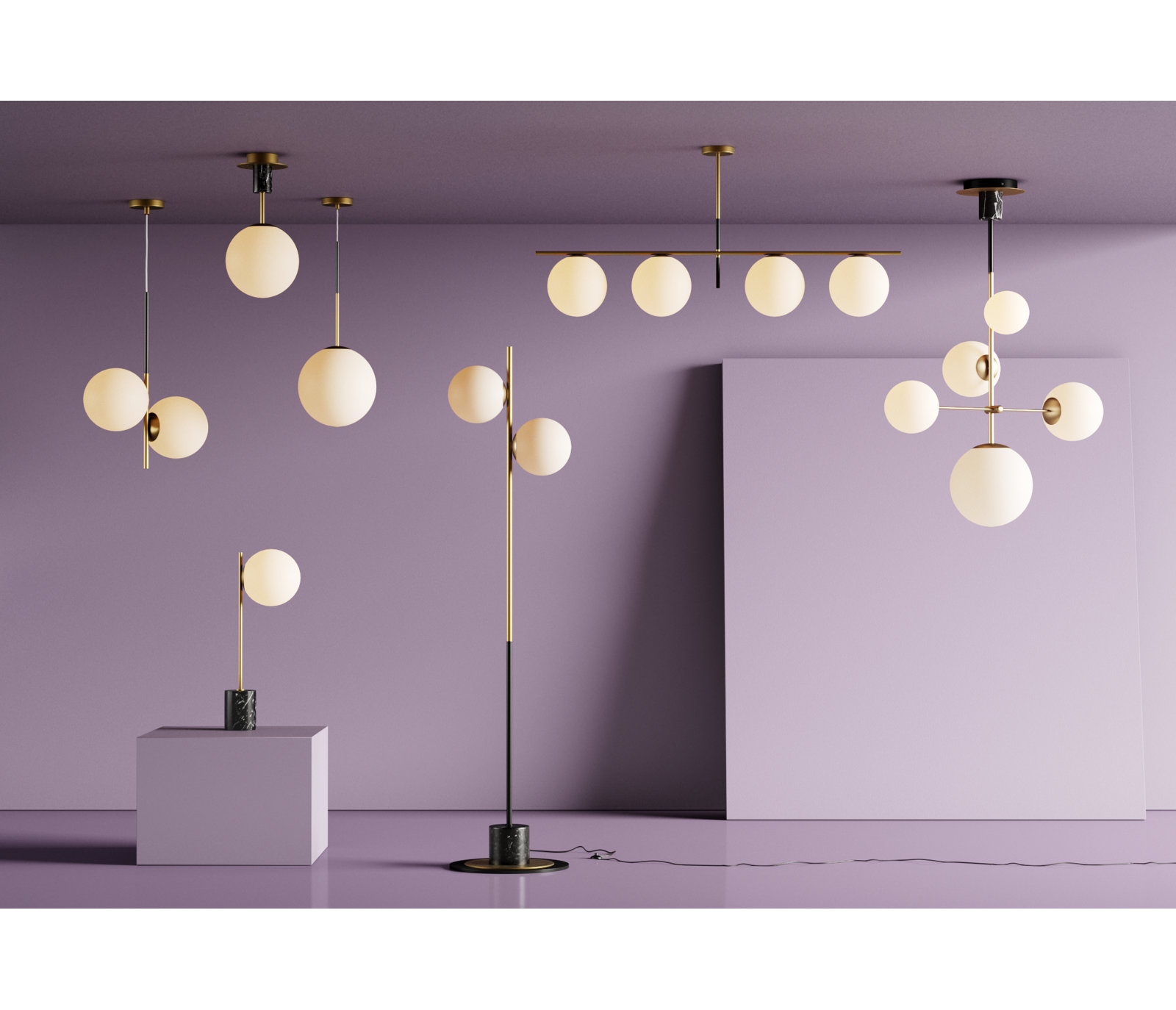 Drake Dimmable 4-Light Pendant