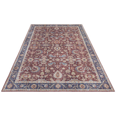 Vivana Tufted Bordeaux Red Rug