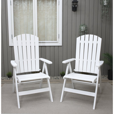 Irinna Foldable Outdoor Patio Dining Armchair