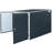 6 ft. 3 in. W x 6 ft. 4 in. D Metal Lean-To Bike Shed
