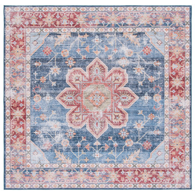 Tapis oriental bleu / rouille Deblois