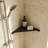 Melvonia Drill / Screw Mounted Stainless Steel Shower Corner Shelf-1711433869