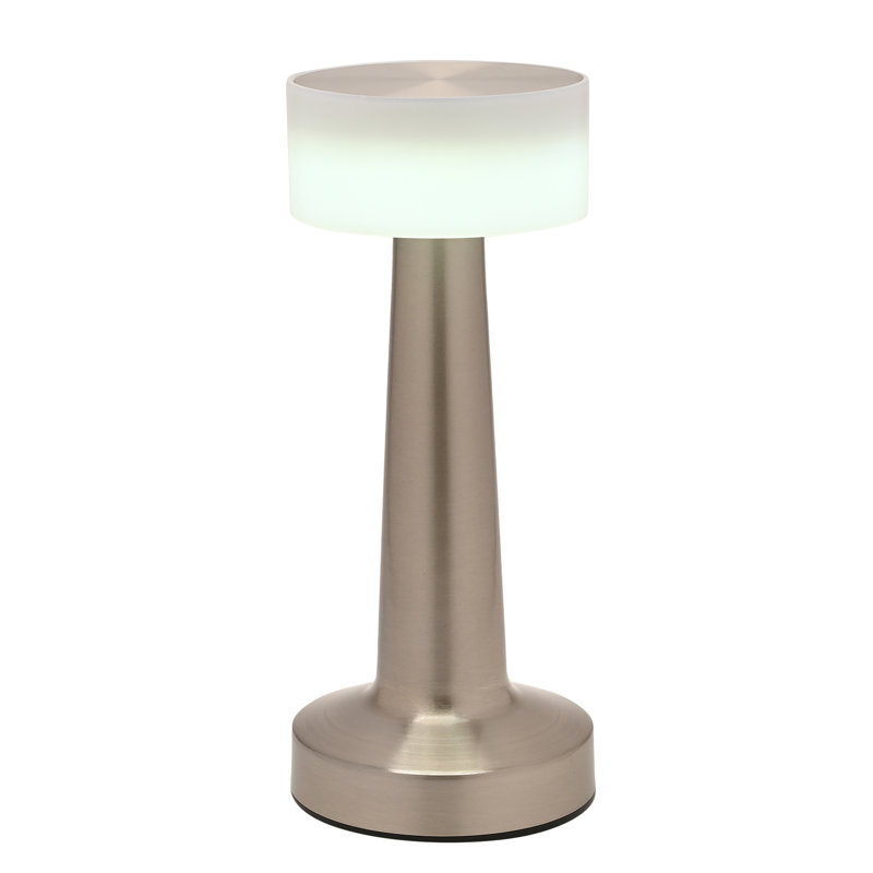 USB LED Touch Table Lamp, Silver