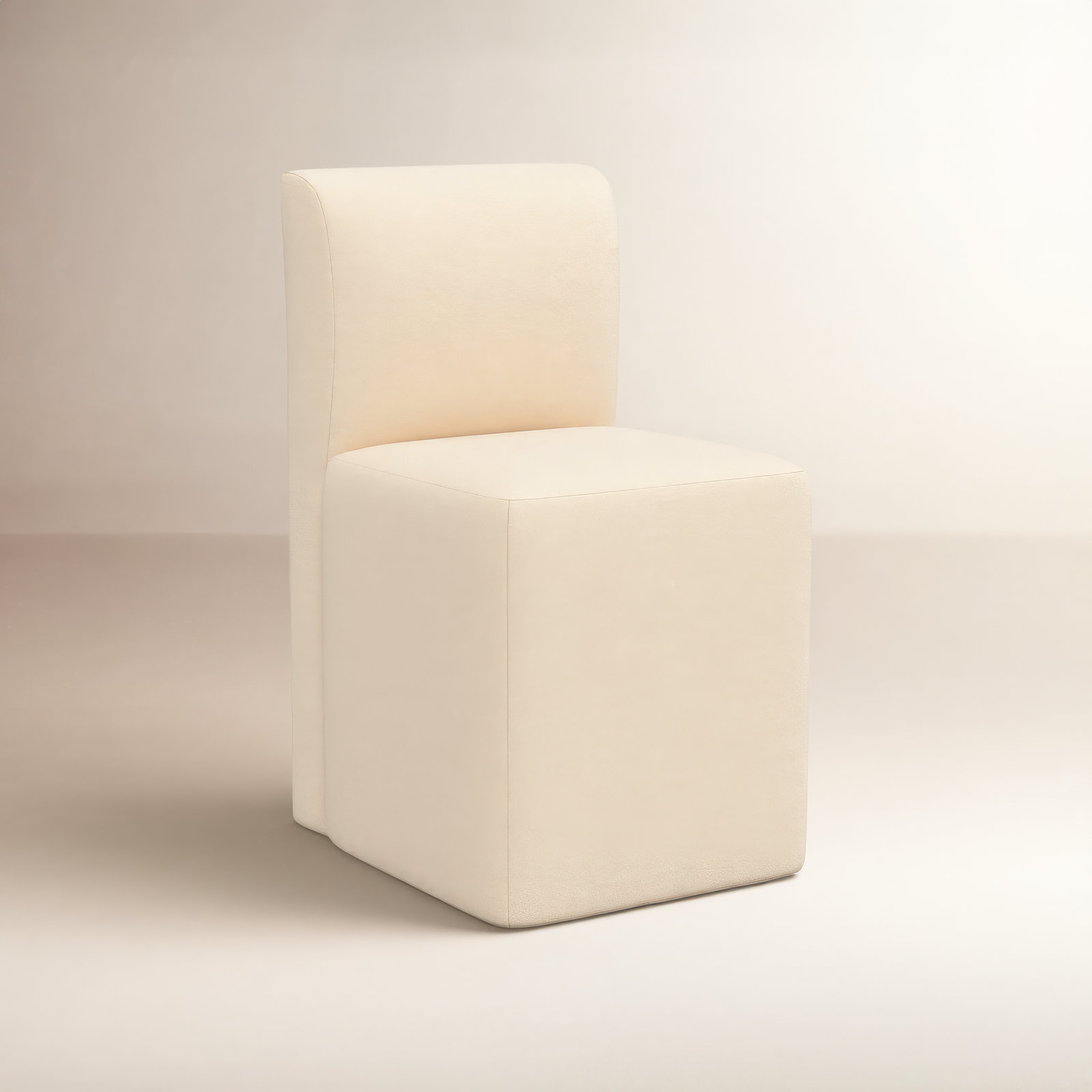 Mendy Dining Chair, Classic Pearl Performance Velvet