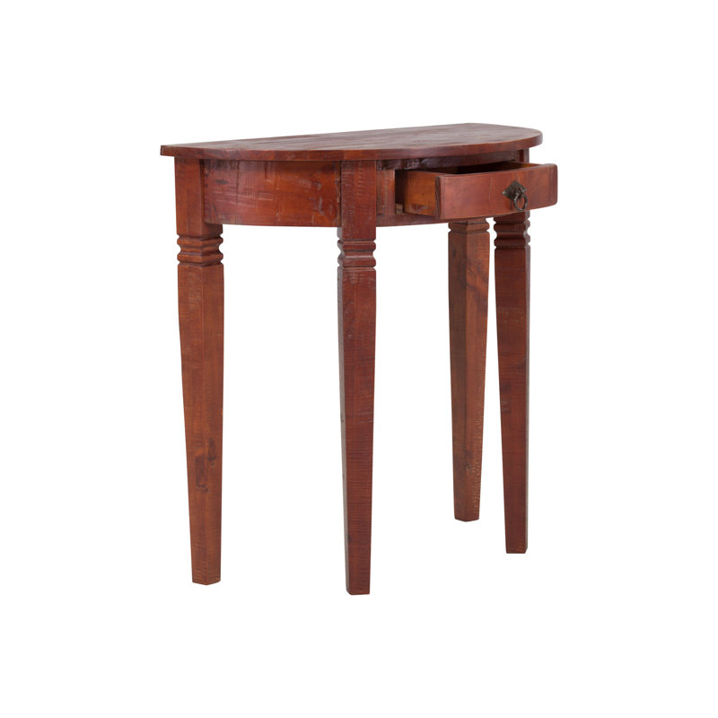 Devonport 80cm Solid Wood Console Table, Brown