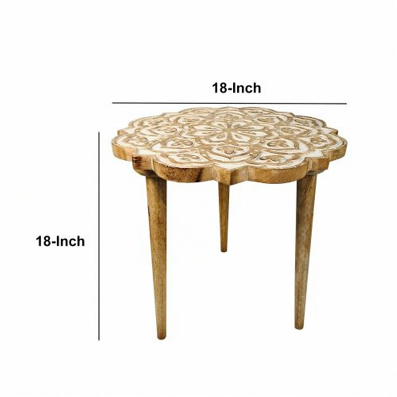 Douglas Forge Solid Wood End Table