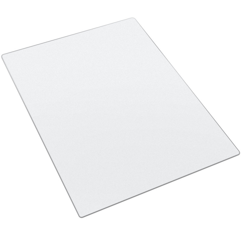 Tapis de chaise de bureau transparent pour plancher dur, L 48 po x P 30 po