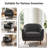 Kaya 35''W Modern Upholstered Accent Chair Boucle-489274821