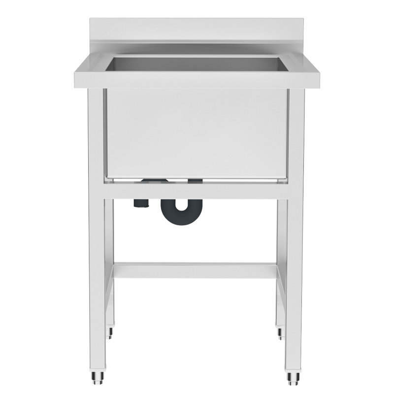 Belfry Kitchen Aldridge 600mm W Single Bowl Stainless Steel Kitchen Sink
