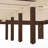 Mid-Century Modern Design Solid Rubberwood Bed Frame, No-Tool Quick Assembly Mortise And Tenon Structure-1848643969-1848643970