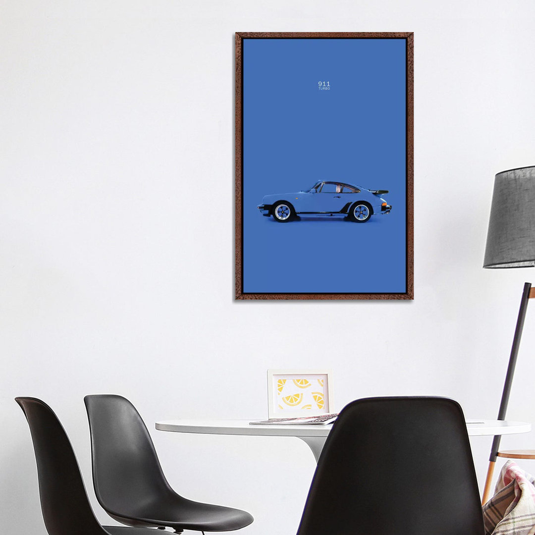 Leinwandbild - Grafikdruck „Porsche 911 Turbo” von Mark Rogan