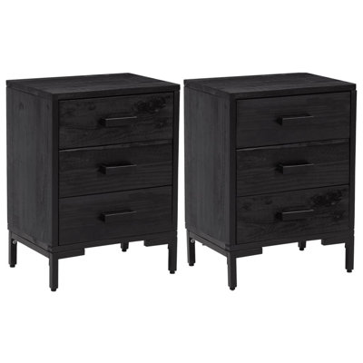 Spaeth 40 cm W Bedside Table