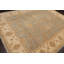 Tapis gris / beige en laine noué à la main de conception unique 8 pi x 10 pi Shabaz