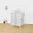 2-Tier Laundry Hamper 110l Large Oxford Clothes Basket Sorter With, Lid And Sorting Cards-2128137126