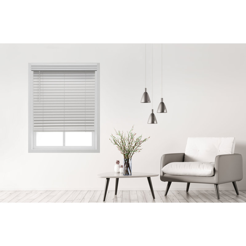 Store occultant sans cordon 2,5 po , Blanc, 34.5", 64"