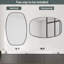 Miroir ovale encadré pour mur-530020432