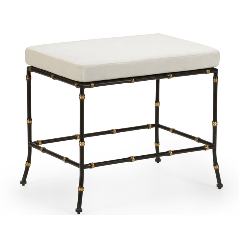Saigon Ultrasuede Upholstered Bench