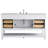 Vicini 60" Single Bathroom Vanity Set-959889433