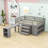 Englas Kids Full Loft Bed with Drawers-275118136
