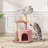 33"H Cat Tree with Platform Bed, Top Perch, Cat Cave, Scratching Post for Kittens-1016796918