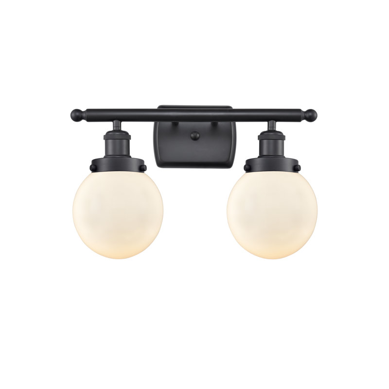 Chippewa 2 - Light Dimmable Vanity Light, Matte White, Matte Black, Incandescent