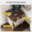 Ensemble de table de chevet Bridgeport Farmhouse avec station de rangement et de charge (ensemble de 2)-2077809759