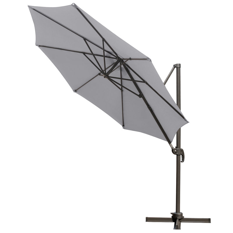 Pyle 3m Cantilever Roman Parasol, Grey