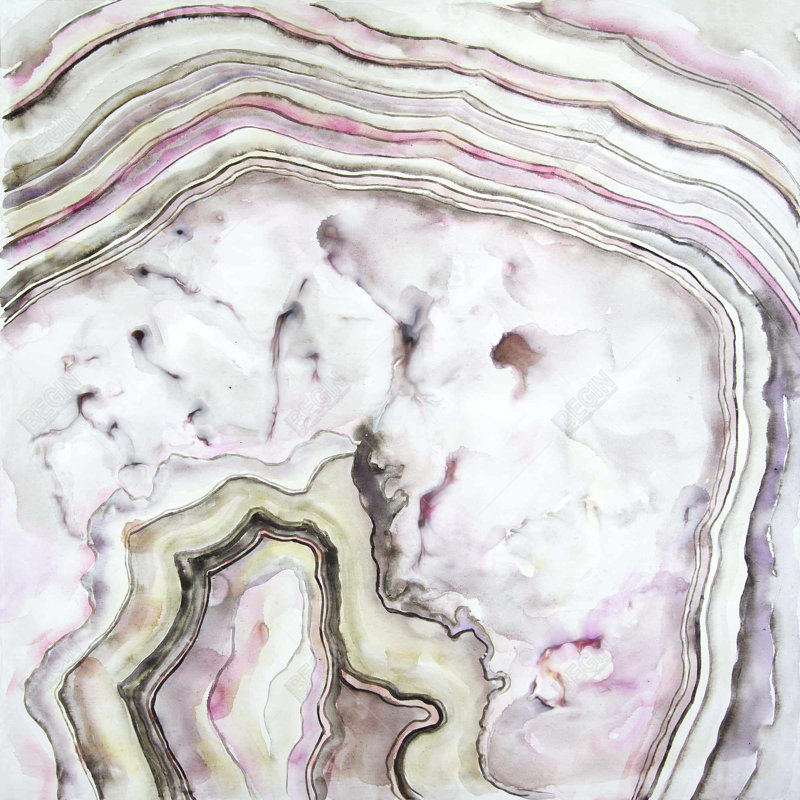 Agate - 18"x18" Throw pillow cover - Poly twill - Print on demand, Pillow Cover Only - No Insert