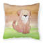 Coussin intérieur/extérieur en aquarelle pour chien-589366324