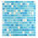 Swimming Pool 0.75" x 0.75" Glass Grid Mosaic Wall & Floor Tile