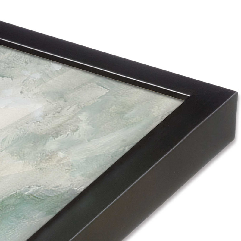 Impression sur toile Tranquil Waterscape View, Zinc patiné, H 13,5 po x l 13,5 po, Reproduction encadrée sans passe-partout