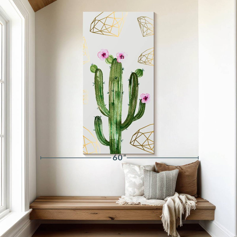 Classy Cactus, 54" H x 27" W