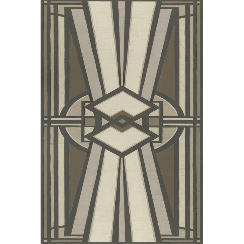 Neutral Deco Panel I - Wrapped Canvas Print, 46cm H x 30cm W