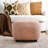 Linen Blend Upholstered Swivel Armchair With Ottoman-1495724042