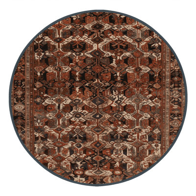 Tapis brun lavable à la machine