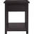 ClickDecor Bailey Nightstand with 1 Drawer and Display Shelf, Black-1065161378