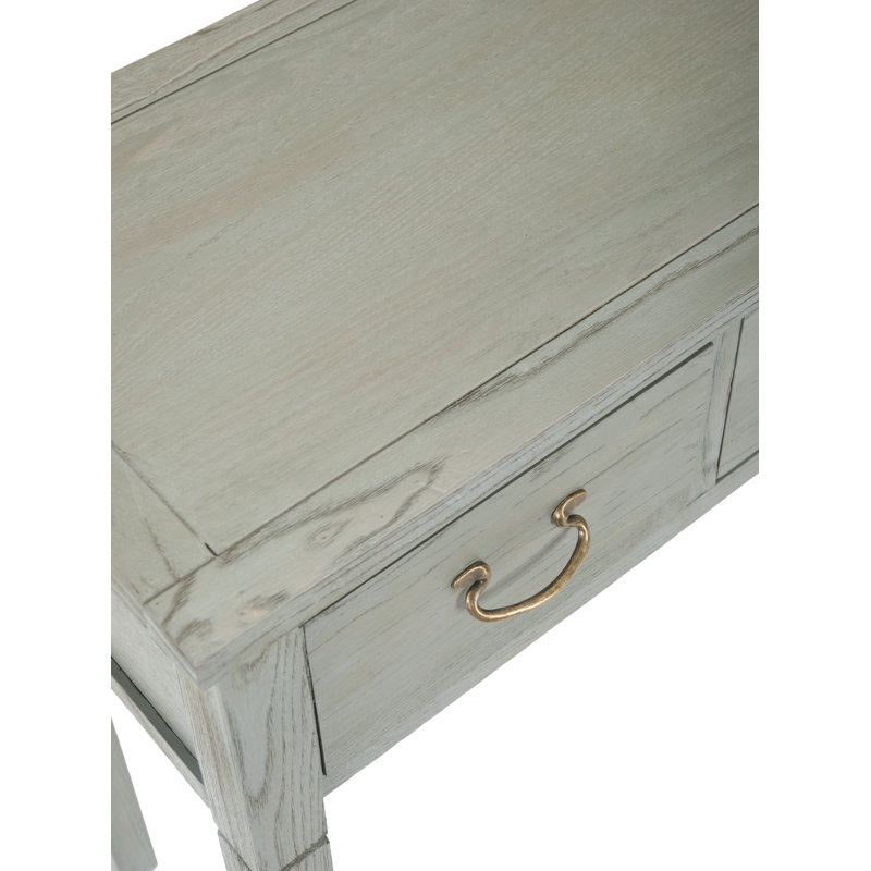 Behrendt 100.01cm Solid Wood Top Console Table, Ash Grey