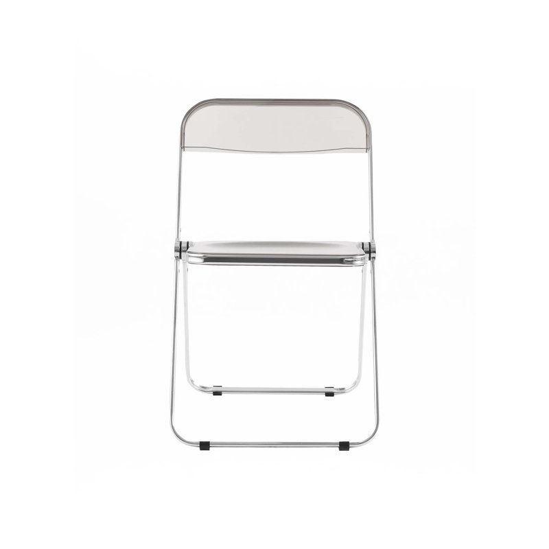 Chaise pliante en acrylique transparent, Clair