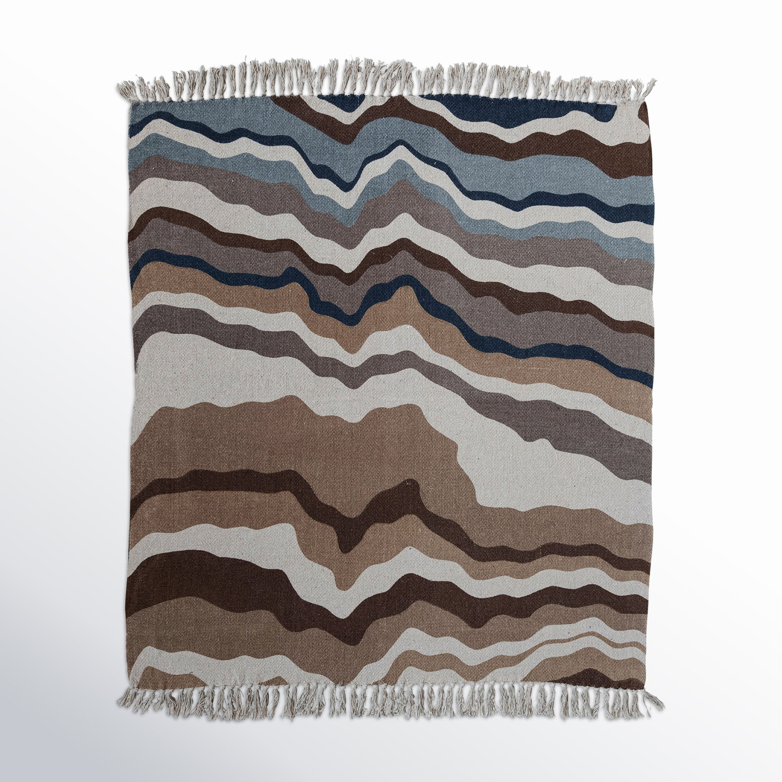 Canary Cotton Blend Hand Woven Throw Blanket