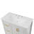 Soft-close Bathroom Vanity Mdf Timeless White Design
