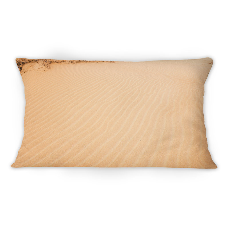 Coussin Rippled Sand In The Desert I