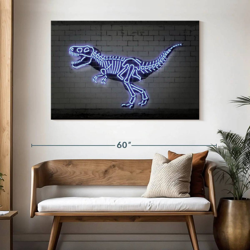 Brampt T Rex Bones, 32" H x 48" W