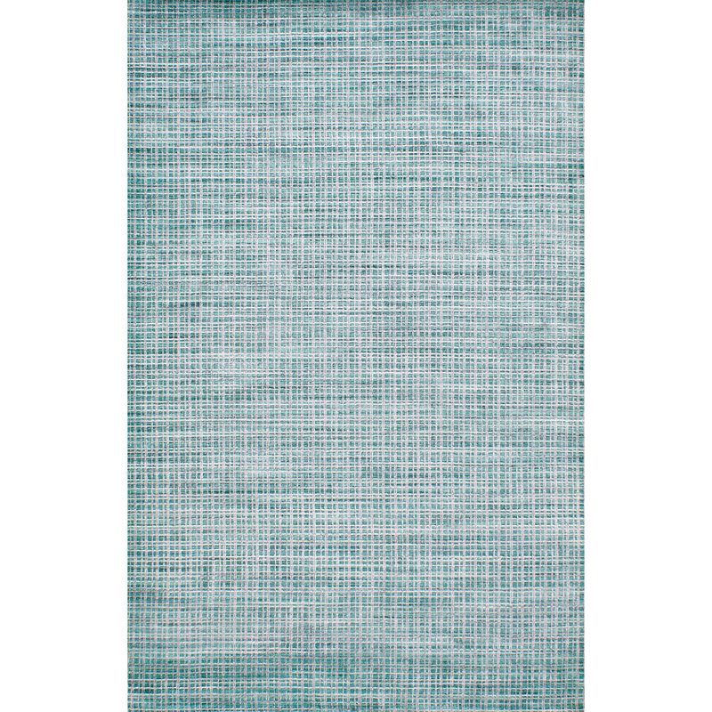 Tapis argenté noué à la main de haute qualité, Rectangle 5 pi 9 po x 8 pi 9 po