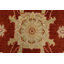Tapis rouge en laine New Age Myhia One-of-a-Kind 8 pi 1 po x 9 pi 11 po